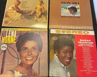 Assortment of 33 RPM Vinyl Records