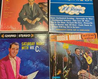 Assortment of 33 RPM Vinyl Records
