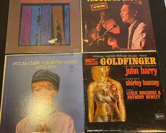 Assortment of 33 RPM Vinyl Records