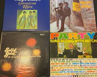 Assortment of 33 RPM Vinyl Records