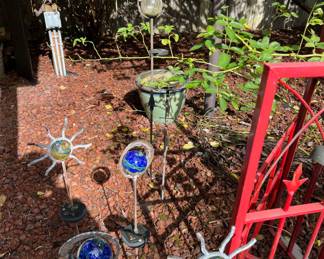 Assortment of Outdoor Solar Light Decor