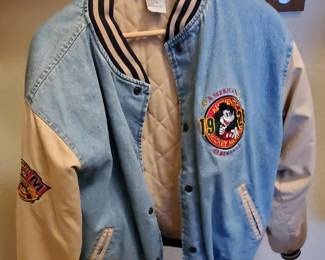 Mickey Mouse 1928 League Denim Varsity Jacket