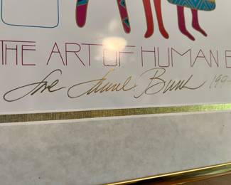 1980s The Art Of Human Being Print by Laurel Burch