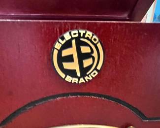 Electro AM/FM Cassette/CD/Record LP 5-in-1 Wooden Music Center