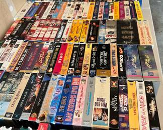 Assortment of VHS Tapes