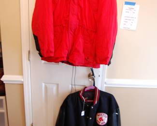 Red Sox Jacket and a Marlboro jacket