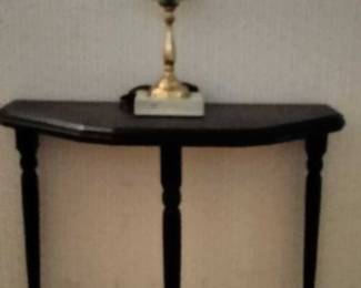 Vintage  half moon end table