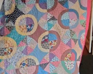 “Dressen Plate” variation handmade quilt