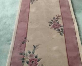 Lovely pink wool runner