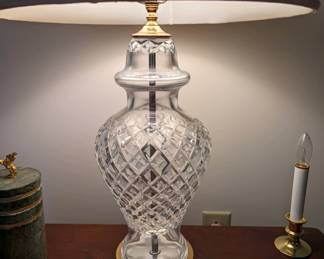 Waterford “Alana” crystal lamp