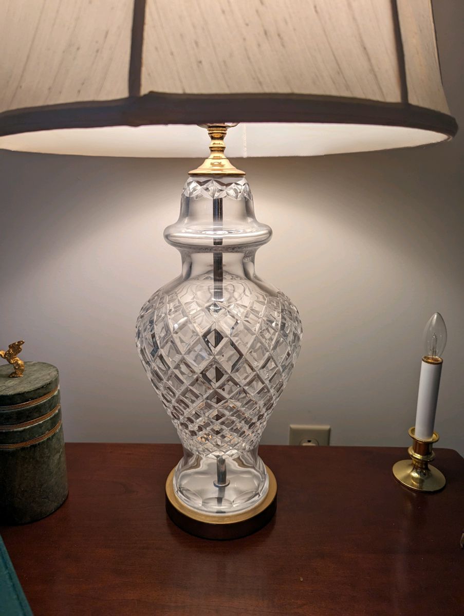 Waterford “Alana” crystal lamp