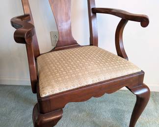 Henkel Harris Q Ann dining armchair - 1 of 2 Wild Dark Cherry