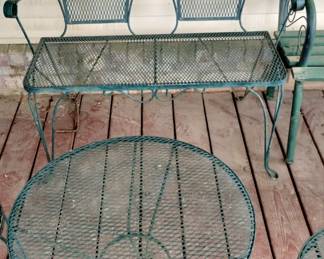 Metal patio furniture 