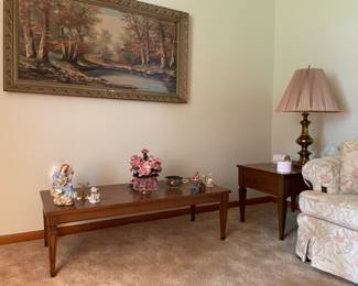 Coffee table and 2 end tables