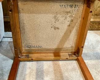 #7- Danish Modern tile top end table- 20 x 20 x 20- $200