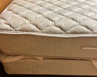 #13- Queen Sealy Posturpedic mattress & Boxspring- CLEAN!- $150