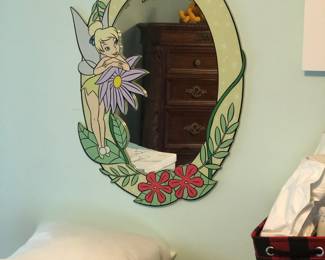 Hard to find Tinkerbell wall mirror
