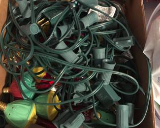 Strung bubble lights