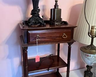 End tables and lamps