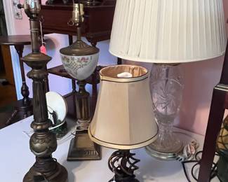 Assortment of lamps