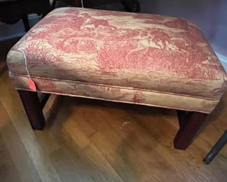 Vintage Upholstered foot stool