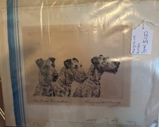 Signed Marguerite Kirmse sketch