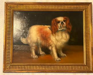 Victorian oil painting