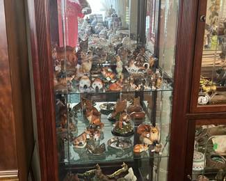 Bevelled glass showcases