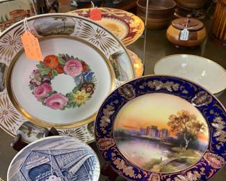 Spode China and English porcelain plates