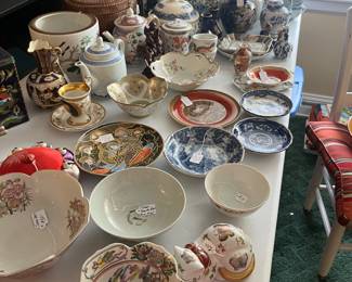 Assortment of English, Oriental porcelain