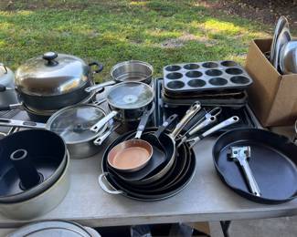Pots, pans, baking sheets