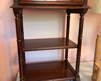 Small two tiered end table