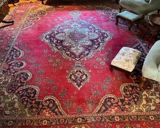 Persian rug approx. 12'-9" x 9'-4"
