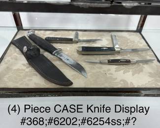 CASE 4-Piece Knife Lot