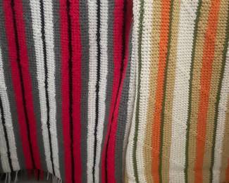Handmade throws. 