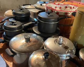 Miracle Maid pots and pans. 