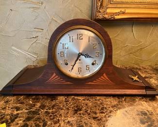 1930's Plymouth mantle clock