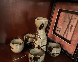 5pc Japanese Sake set