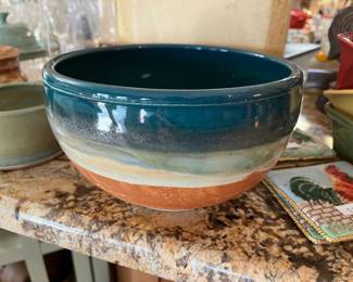 Unique Salado Texas pottery bowl
