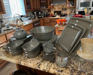 Large set of FORLIFE dinnerware