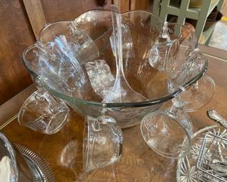 Anchor Hocking punchbowl set - original box included!