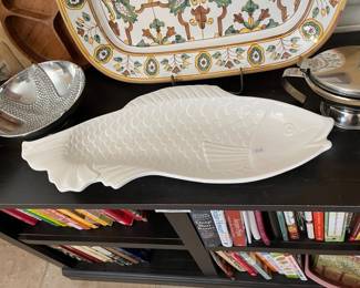 Ceramic fish platter