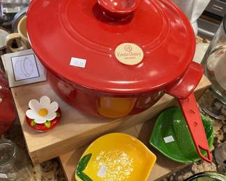 French "Emile Henry" Dutch oven