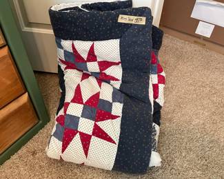 King size "star" quilt