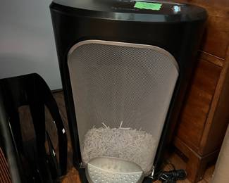 Paper shredder.