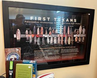 "First Texans" framed print