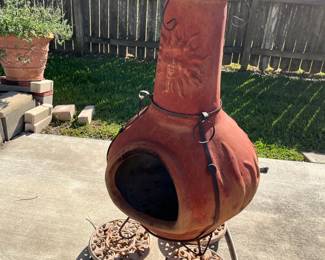 Beautiful chiminea