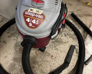 Small shop vac