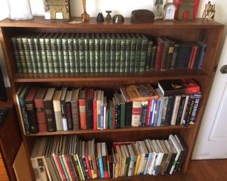 Small library & 3 shelf bookcase