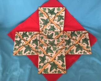 6 antique Minton tiles